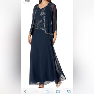 Women’s Slate Grey Size 14 Formal Dress - Mother of the Bride